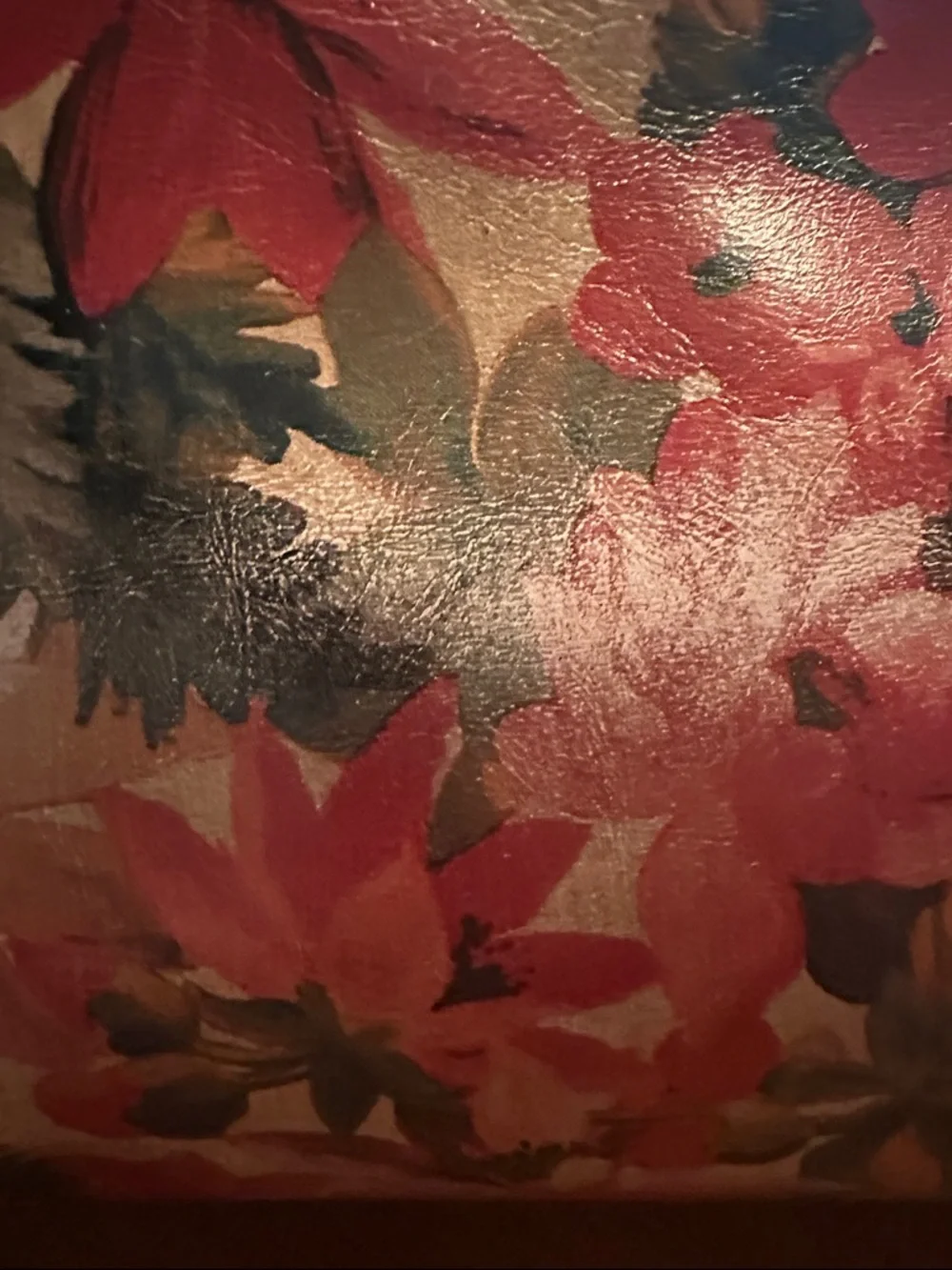 Patricia Nash Floral Tote Bag with Brown Straps - Pink Floral - Picture 10 of 10